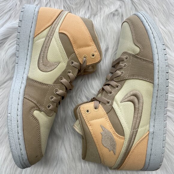 Nike Air Jordan 1 Womens Sportswear Shoes Brown DV0427-102 VNDS Sz 9.5 - Picture 4 of 7